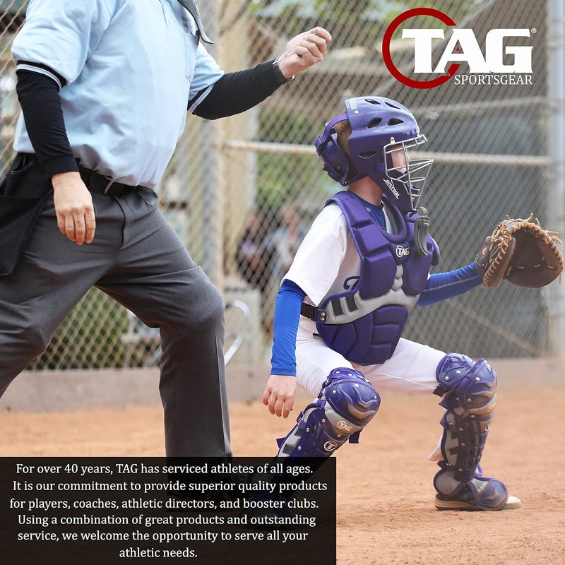 tag Ultra Pro Style Catchers Umpire Mask for Baseball and Softball (Titanium) - Image 5